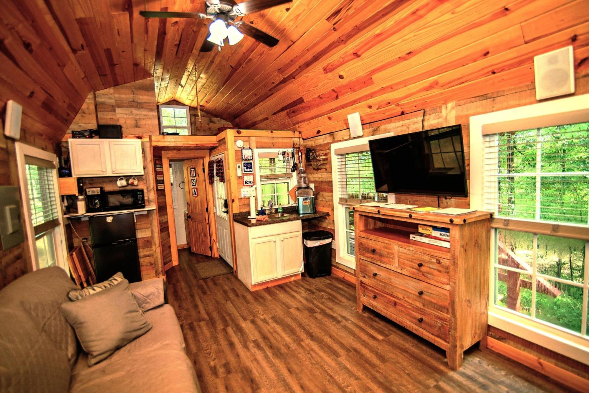 The Americana - Parker Creek Bend Cabins Мурфрісборо Екстер'єр фото