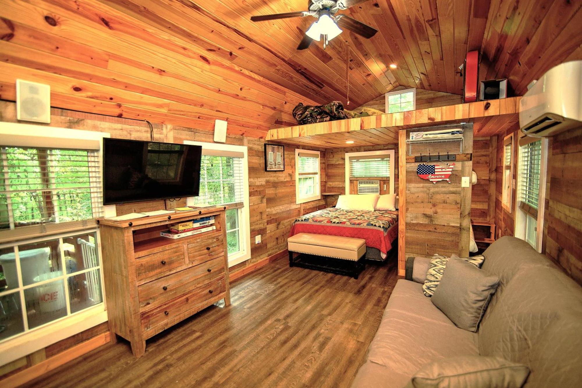 The Americana - Parker Creek Bend Cabins Мурфрісборо Екстер'єр фото