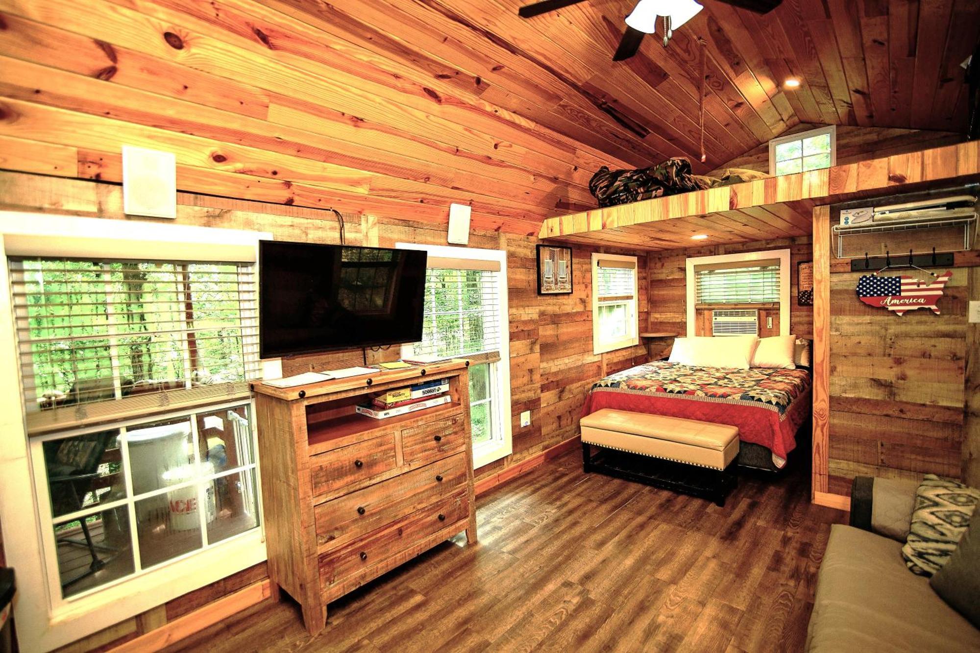 The Americana - Parker Creek Bend Cabins Мурфрісборо Екстер'єр фото