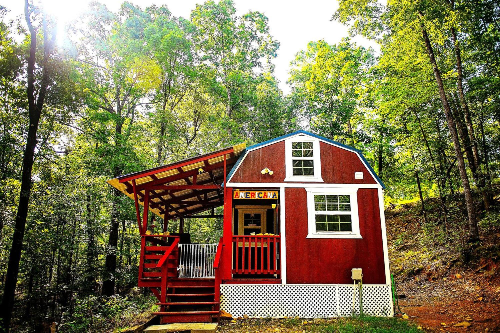 The Americana - Parker Creek Bend Cabins Мурфрісборо Екстер'єр фото