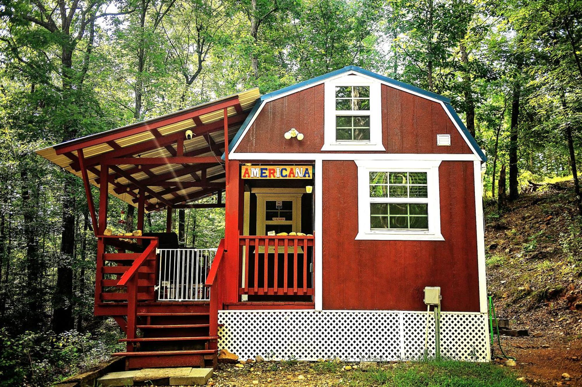 The Americana - Parker Creek Bend Cabins Мурфрісборо Екстер'єр фото