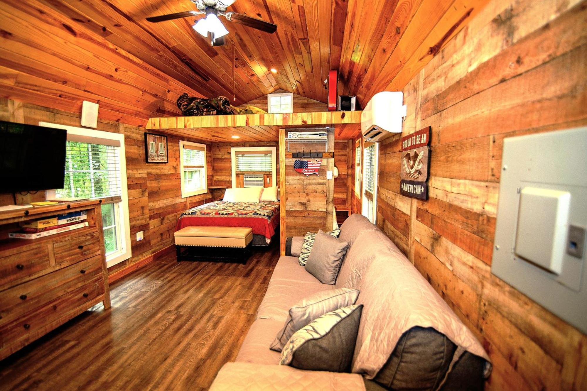 The Americana - Parker Creek Bend Cabins Мурфрісборо Екстер'єр фото