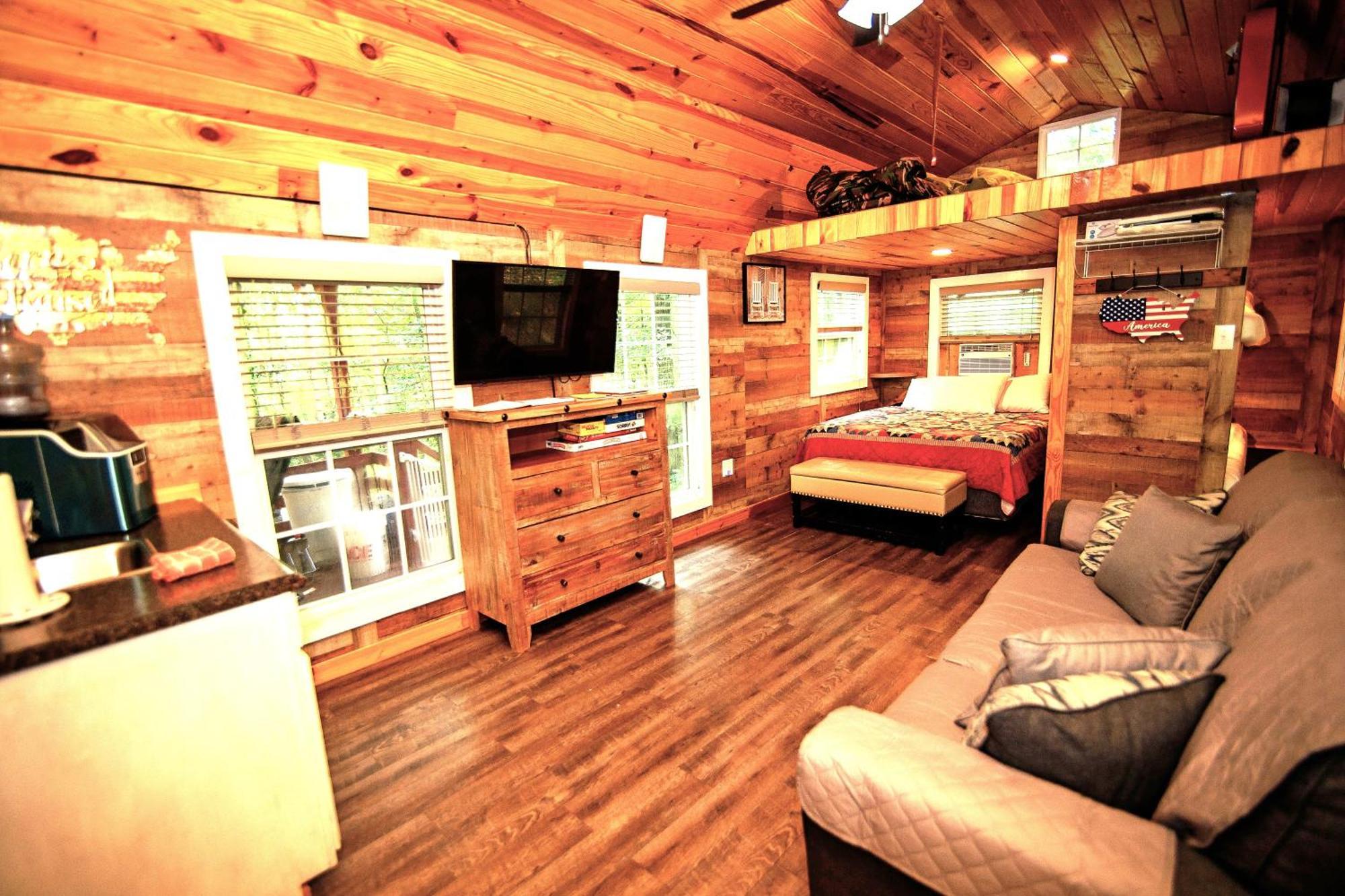 The Americana - Parker Creek Bend Cabins Мурфрісборо Екстер'єр фото